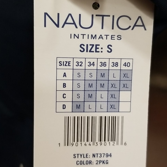 💕NAUTICA INTIMATES💕 Laser Cut Lounge Bras 2 Pack - Picture 6 of 8